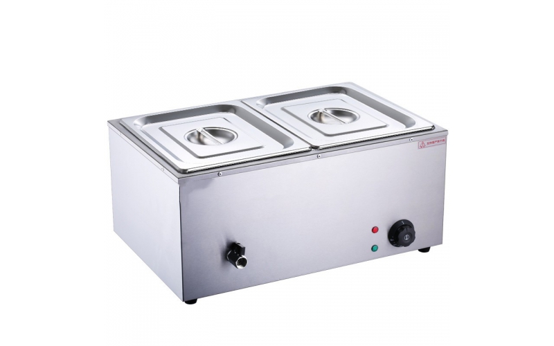 商用六盆保溫湯池自助餐電熱保溫箱多格售飯臺式暖湯爐