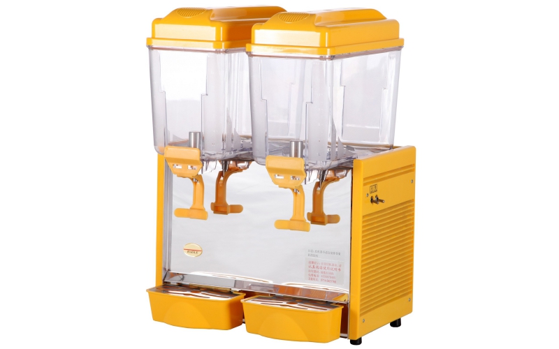 冷熱飲料果汁機器噴淋臺式飲料機商用雙缸果汁機正品