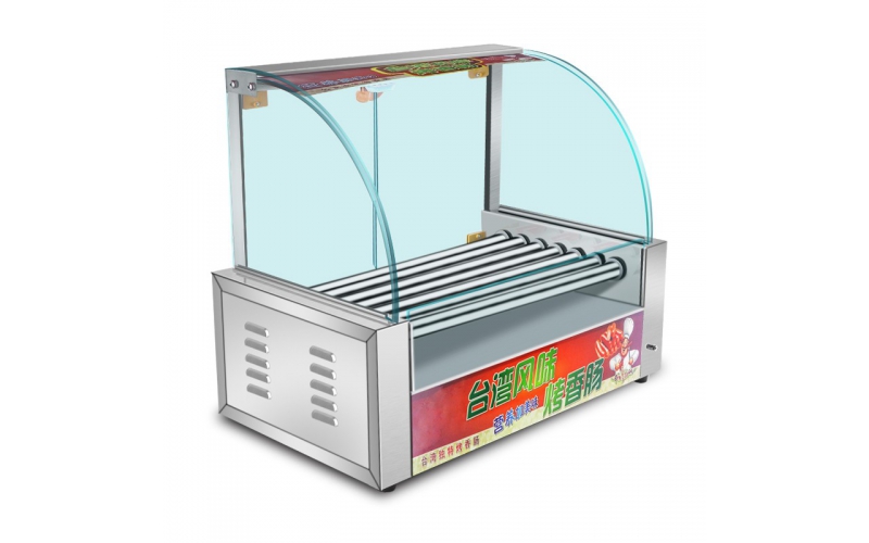 新款烤腸機商用熱狗機臺灣全自動烤香腸機器家用臺式小型迷你烤箱
