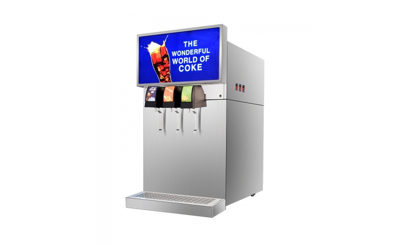 商用可樂機全自動漢堡小型冷飲果汁現調百事碳酸飲料機可樂分杯機
